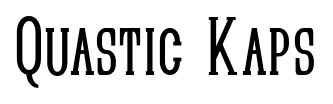 Quastic Kaps font